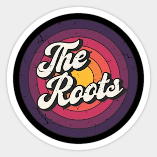 The Roots / Retro Circle Sticker